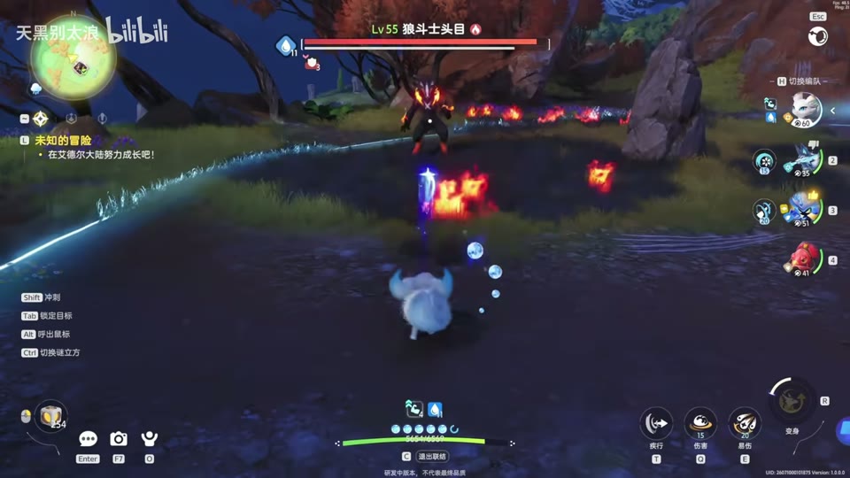 Break skill and energy recovery