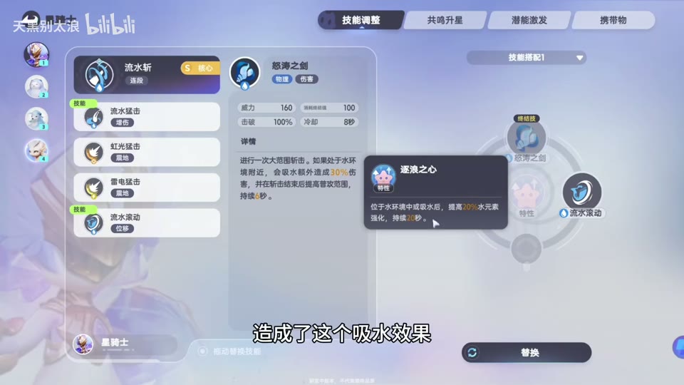 Water enhancement buff demonstration